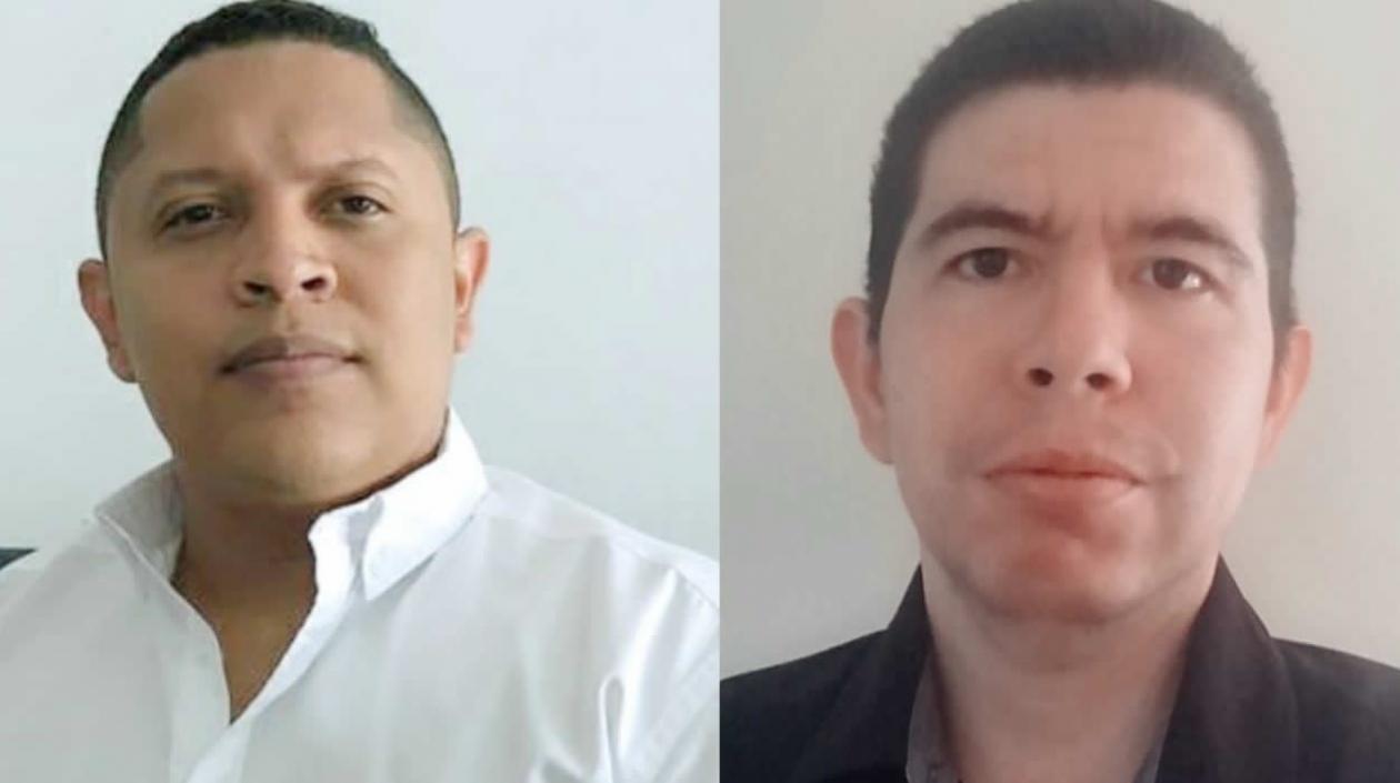 Los elegidos Óscar Barrios (Secretario) y Nicolás Acosta (Subsecretario).