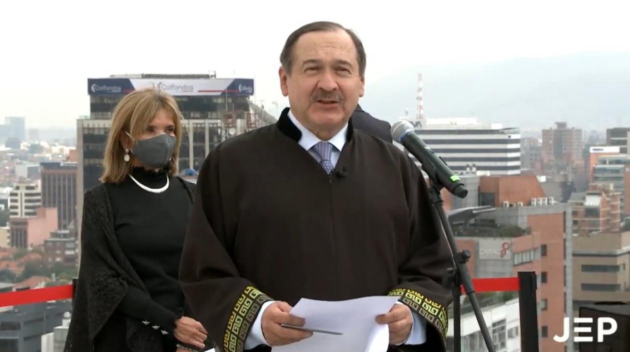 Presidente de la JEP, Eduardo Cifuentes Muñoz.