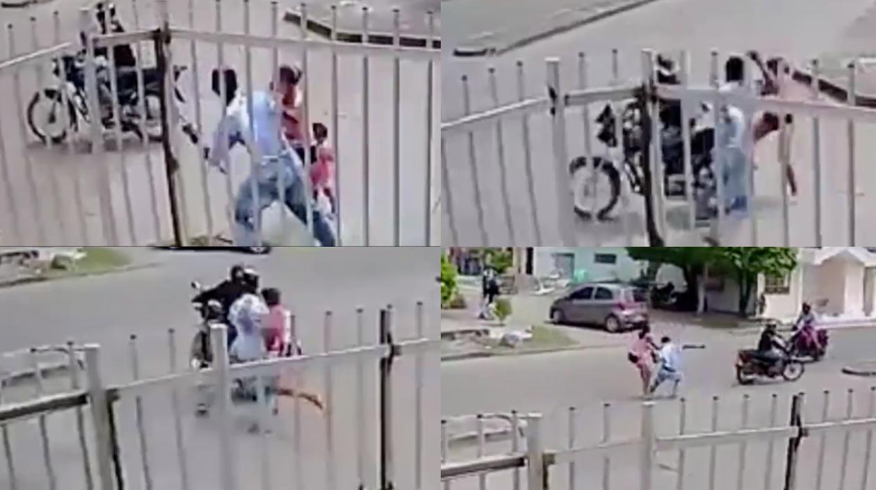 Imágenes del suceso.