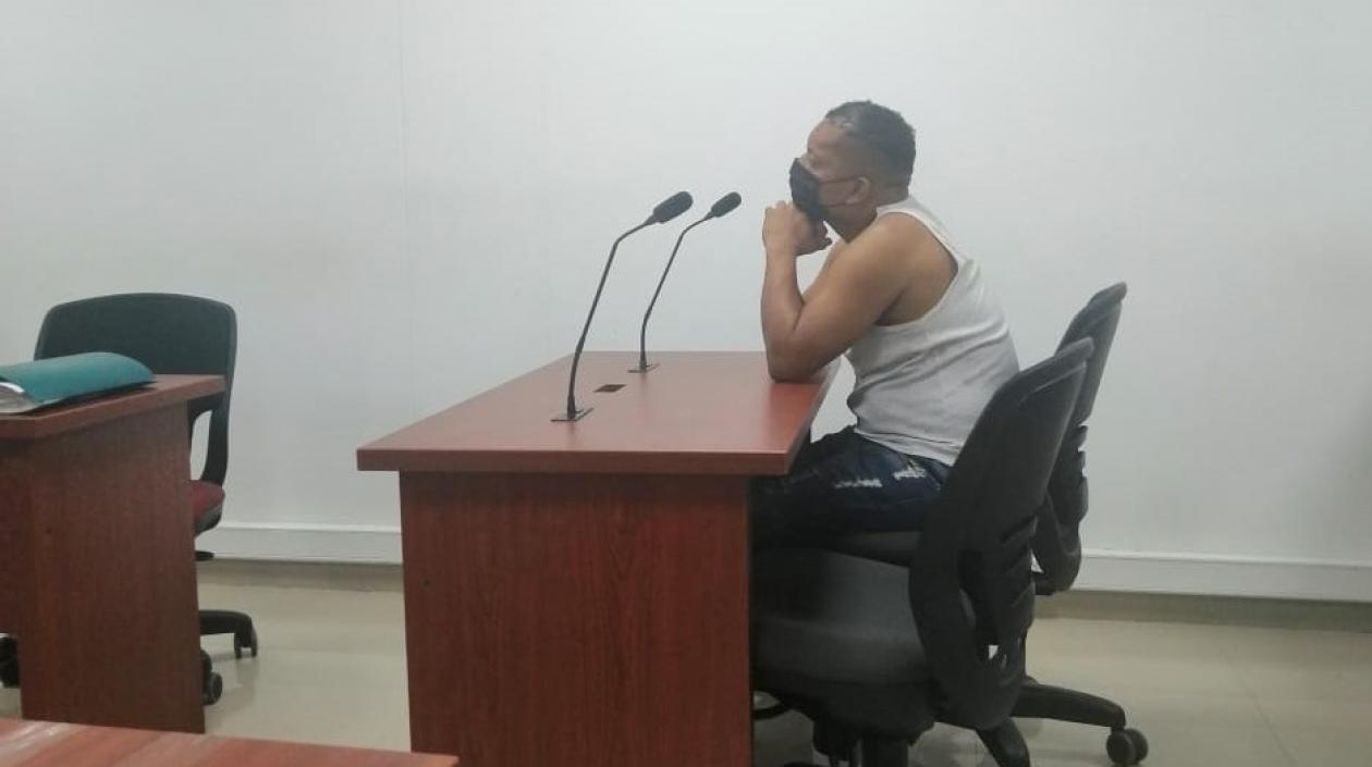 Rafael de Jesús Murillo Suárez durante la audiencia virtual. 