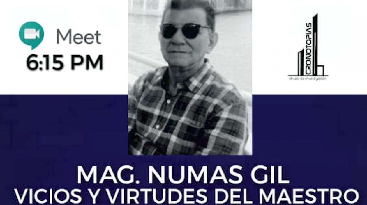 El docente Numas Armando Gil es el invitado de hoy a Diálogos interdisciplinarios.