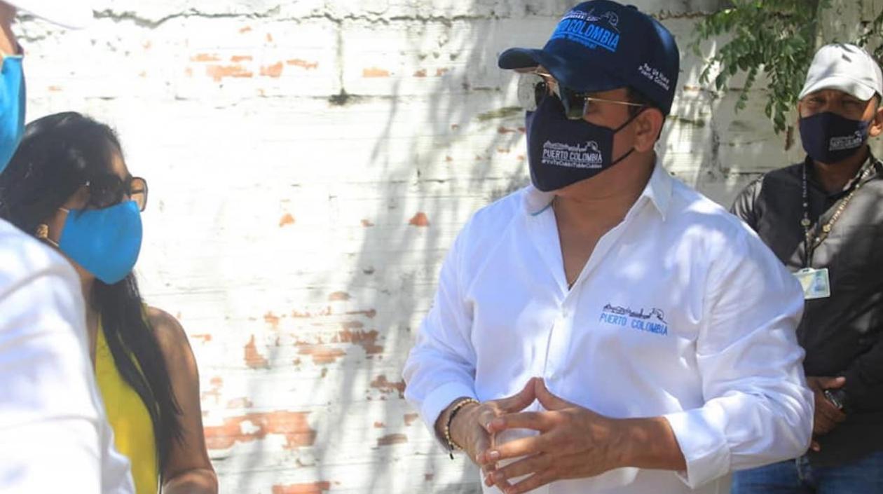El alcalde de Puerto Colombia, Wilman Vargas.