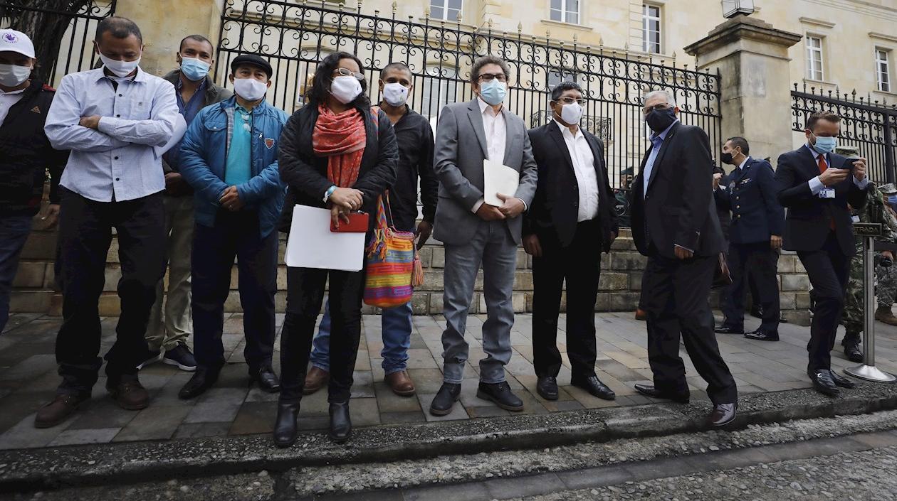 Delegación de FARC.