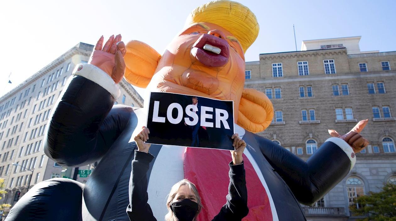 Imagen de manifestación en Nueva York.