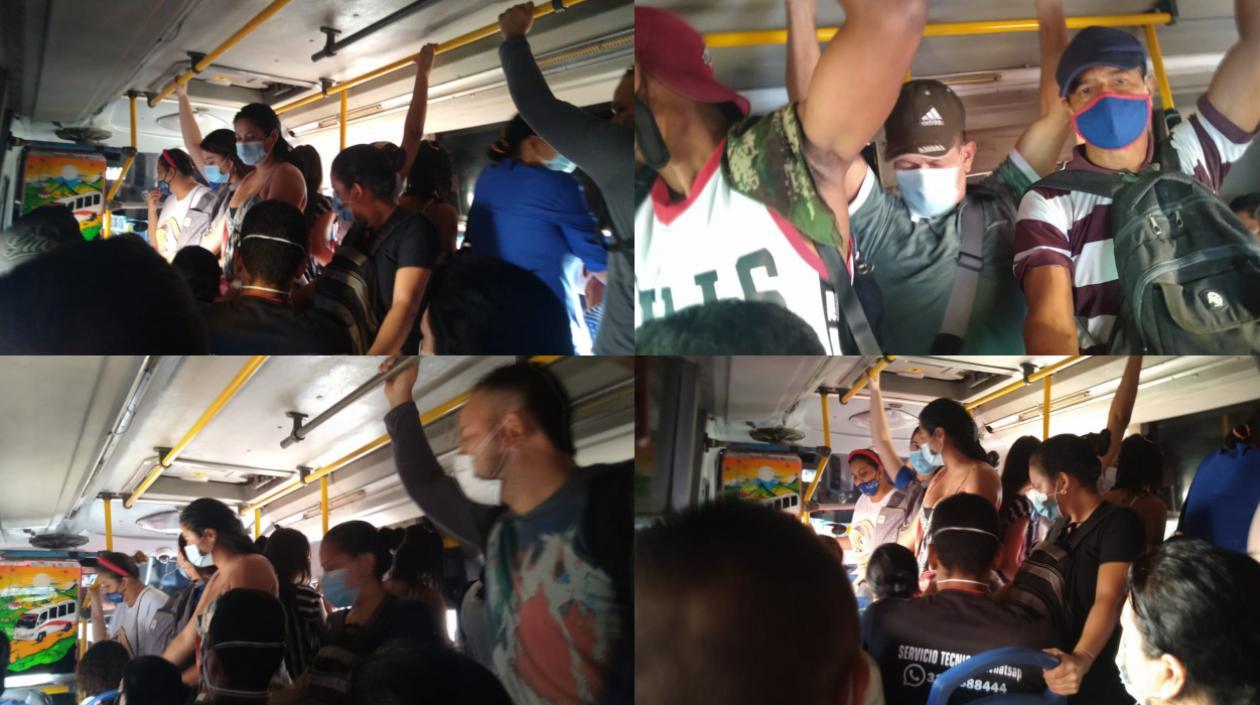 Imágenes del bus.