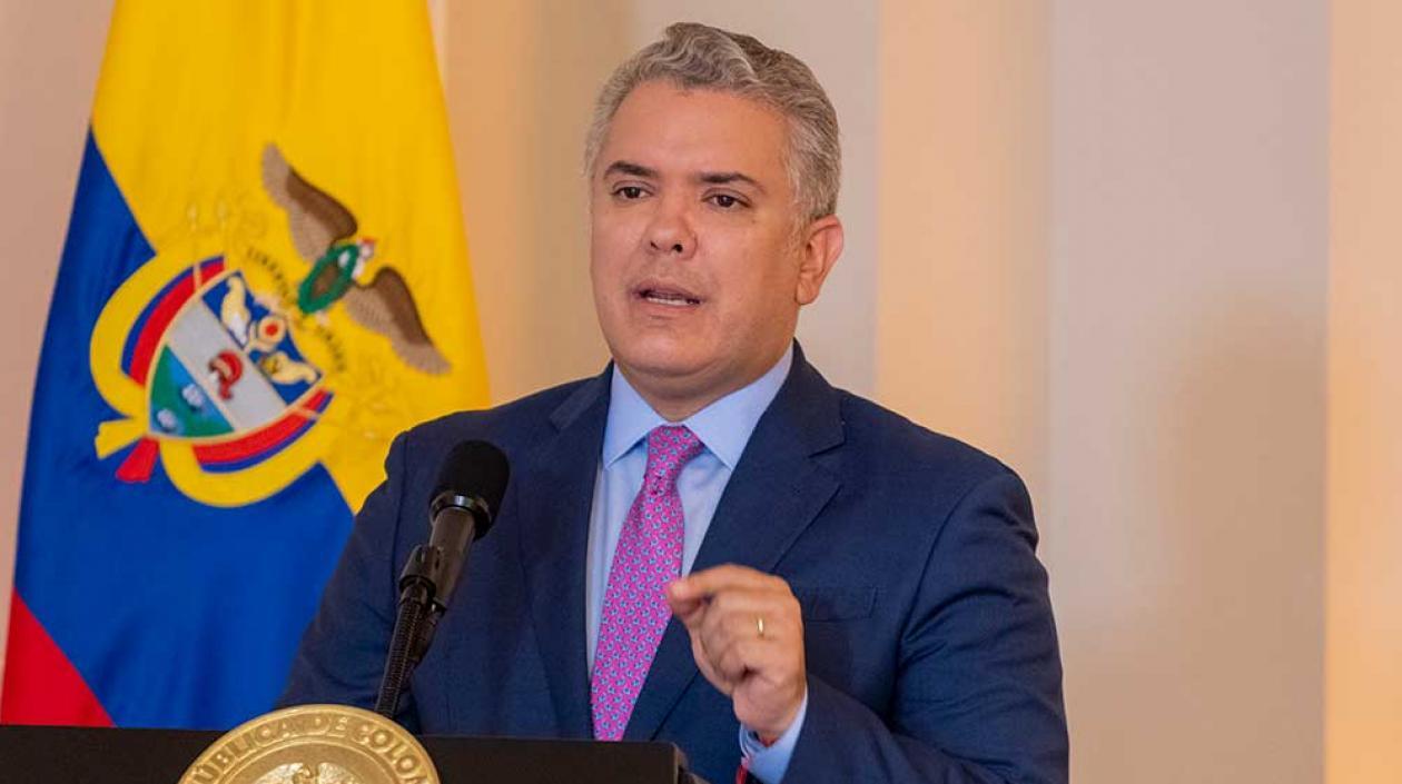 El Presidente de la República, Iván Duque.