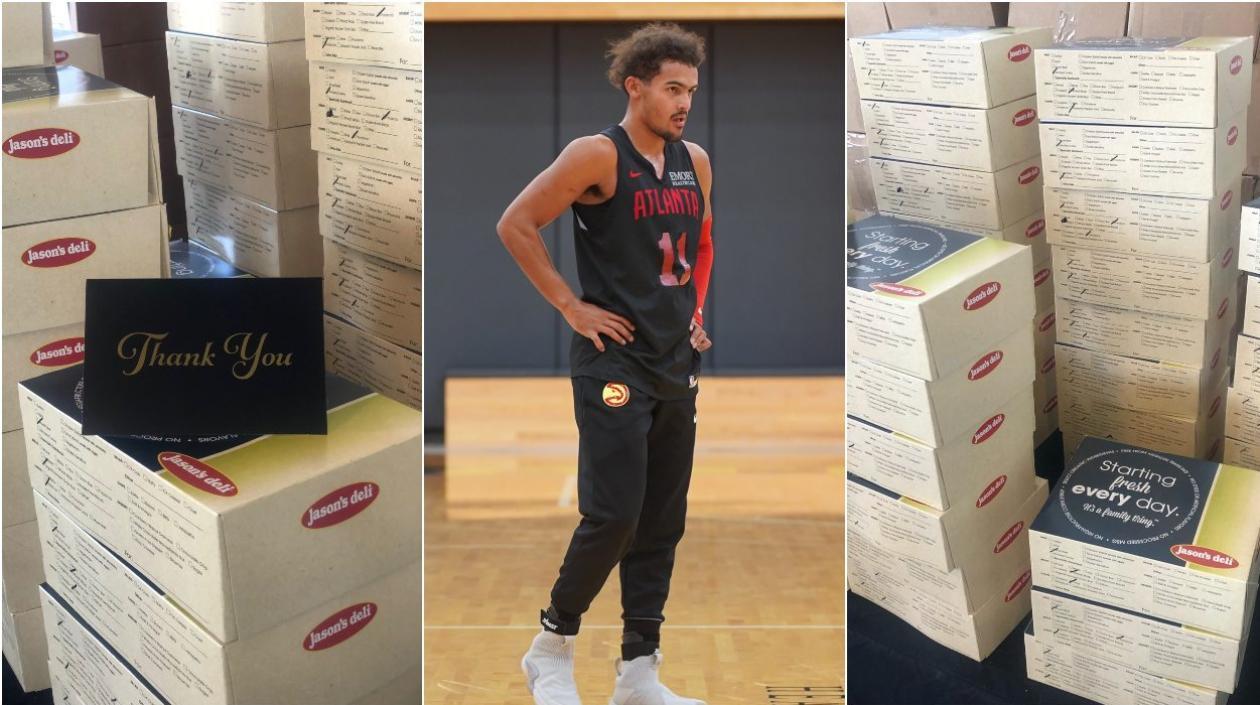 Trae Young, jugador de Atlanta. 