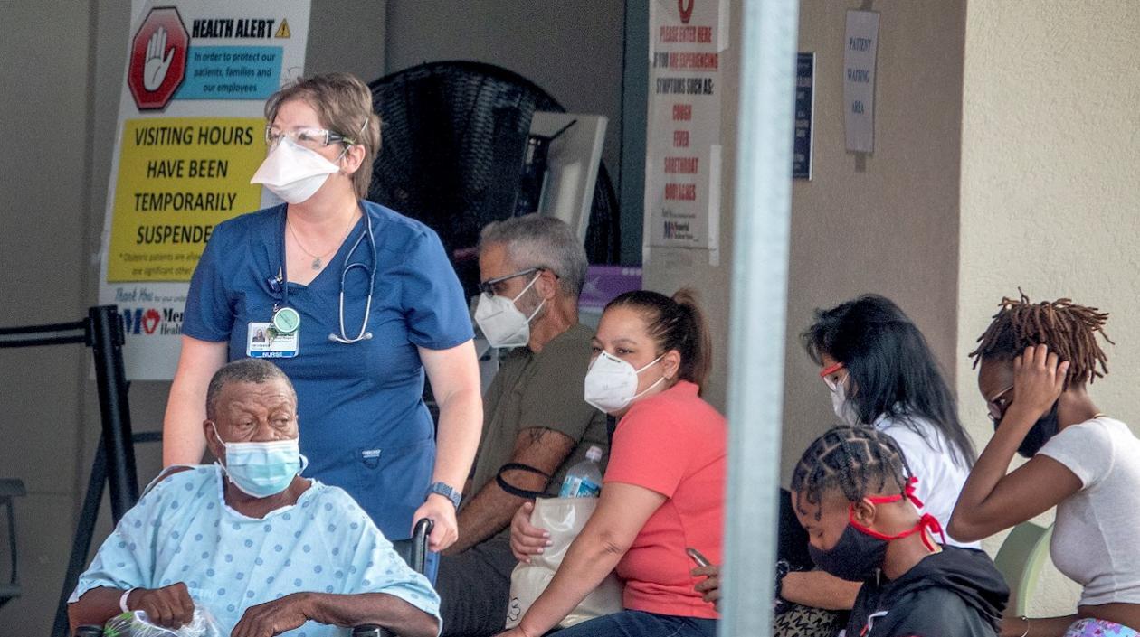 Vista de un hospital en Florida (EE.UU.). 