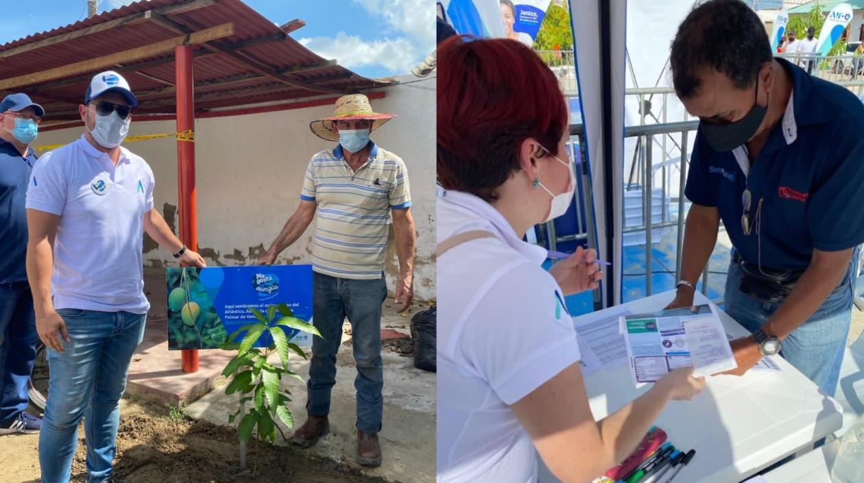 Jornada de atención en el municipio de Palmar de Varela. 