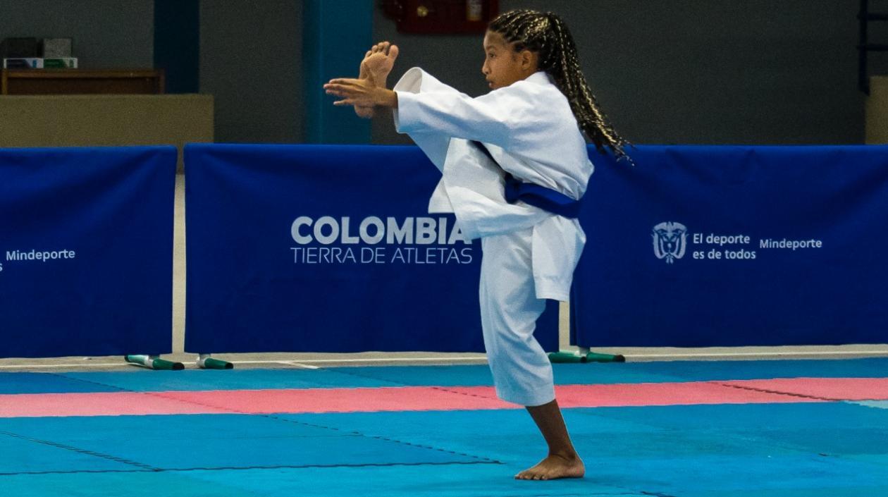 Practicante de la disciplina del Karate Do. 