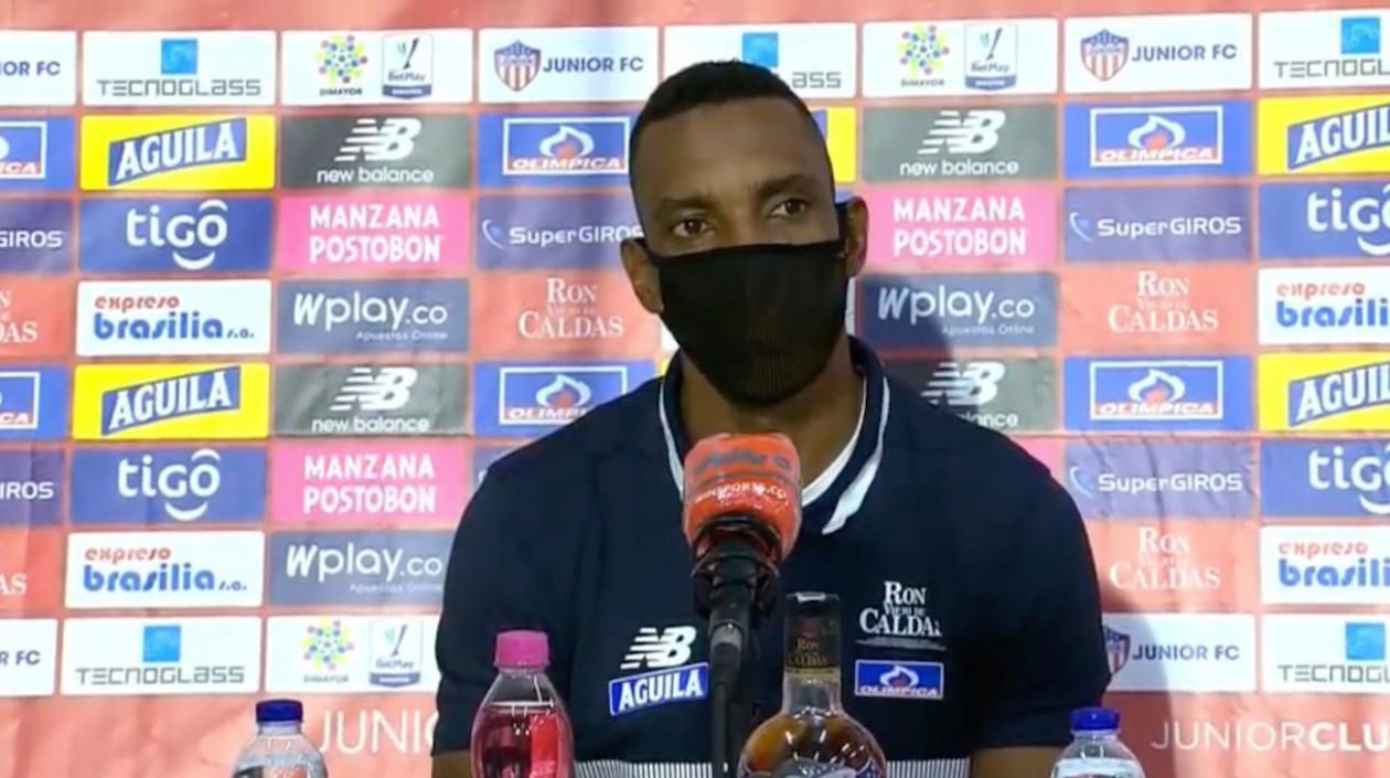 Luis Amaranto Perea, DT (e) del Junior.