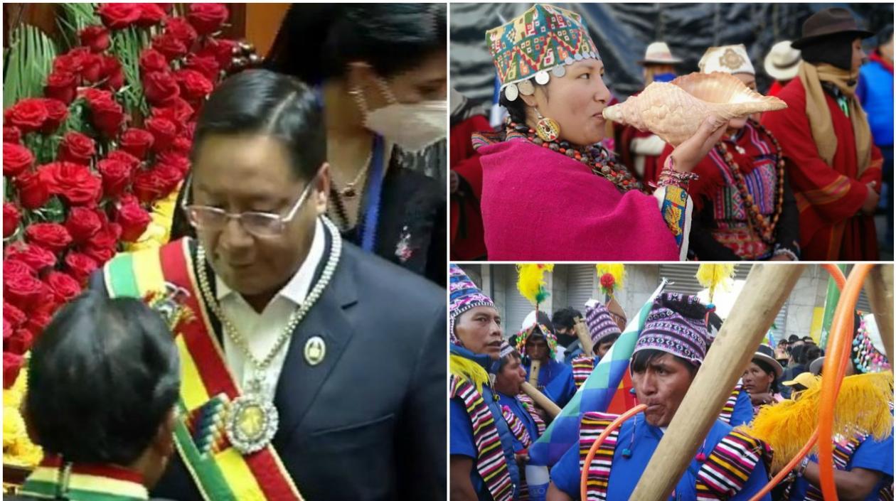 Luis Arce tomó posesión en la Presidencia de Bolivia por cinco años.
