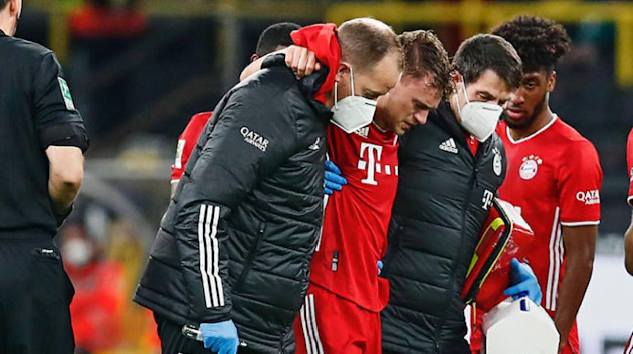 El dolor del alemán Kimmich.