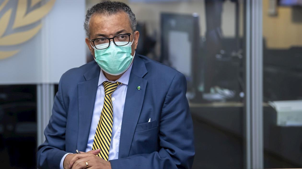 Director general de la OMS, Tedros Adhanom Ghebreyesus.