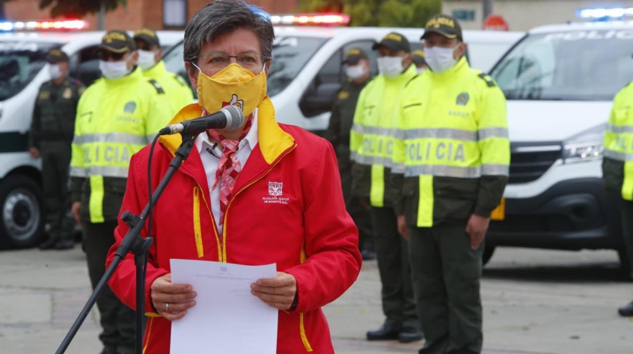 La alcaldesa de Bogotá, Claudia López.