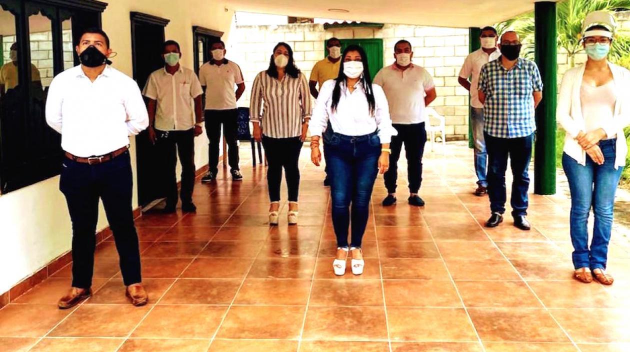 Los diez concejales de Malambo investigados.