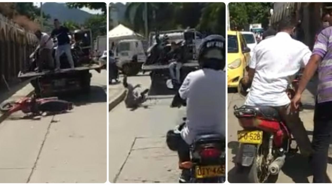 Imágenes del suceso.