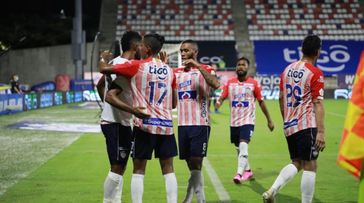 Miguel Ángel Borja, delantero de Junior. 