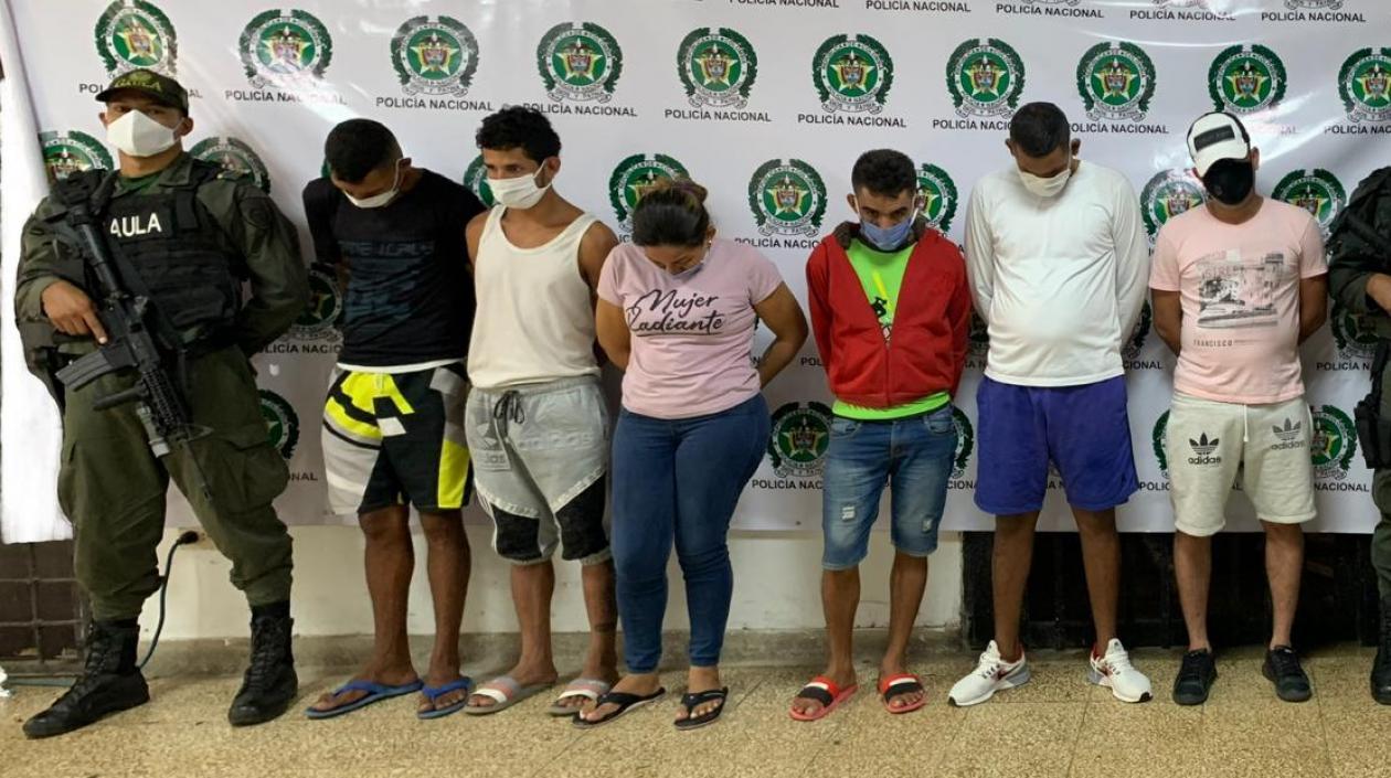 Las capturas fueron realizadas por el Gaula de la Policía. 