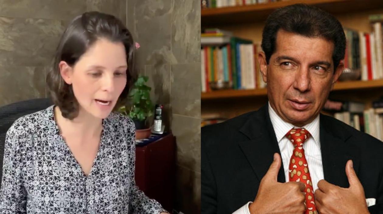 Concejala Andrea Padilla Villarraga y José Félix Lafaurie.