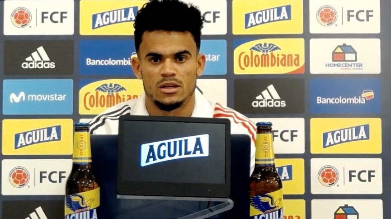 Luis Díaz, jugador de la Selección Colombia. 