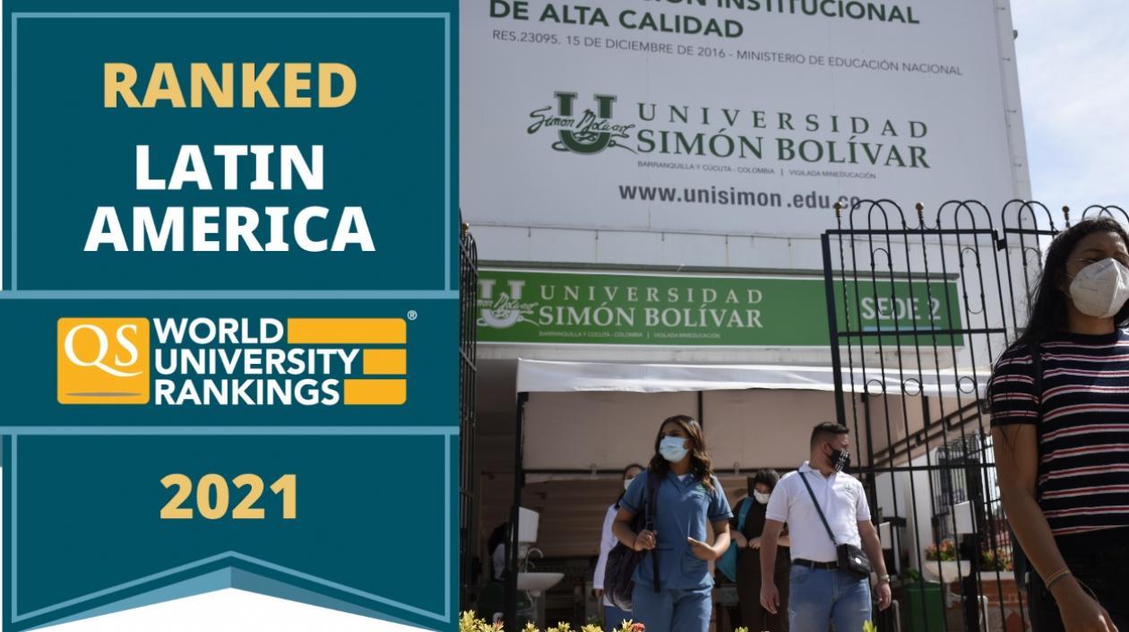 Imágenes de ranking y Unisimón.