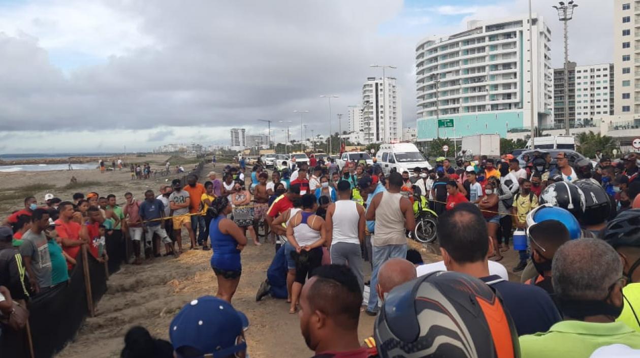 El cuerpo de unos de los menores fue encontrado en la mañana de este jueves. 