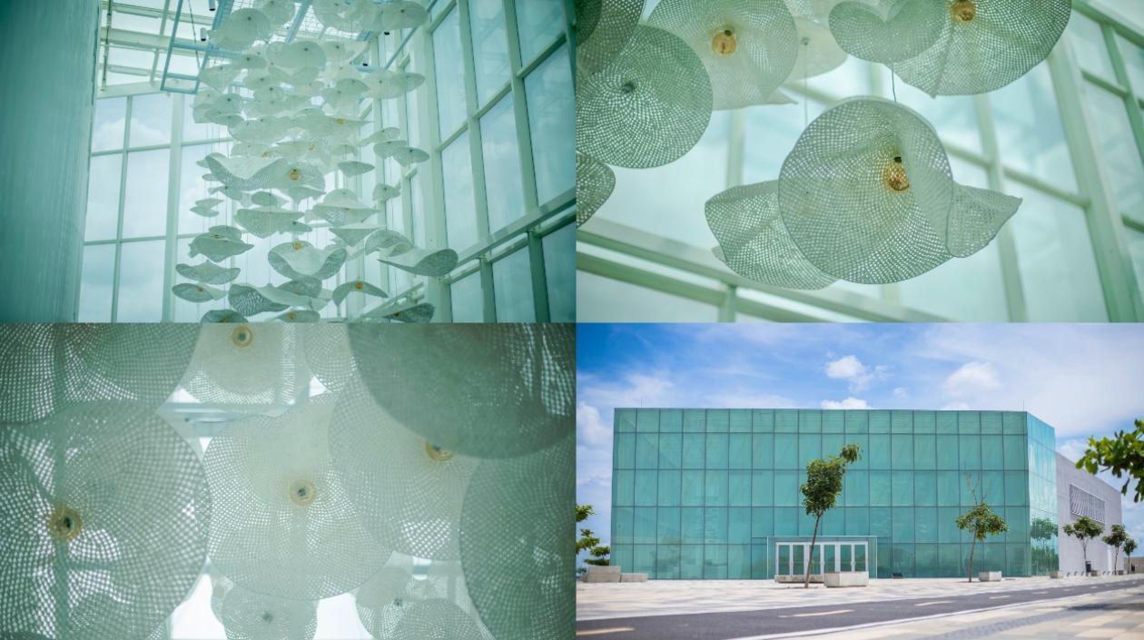 Las artesanías que engalanan el Pabellón.