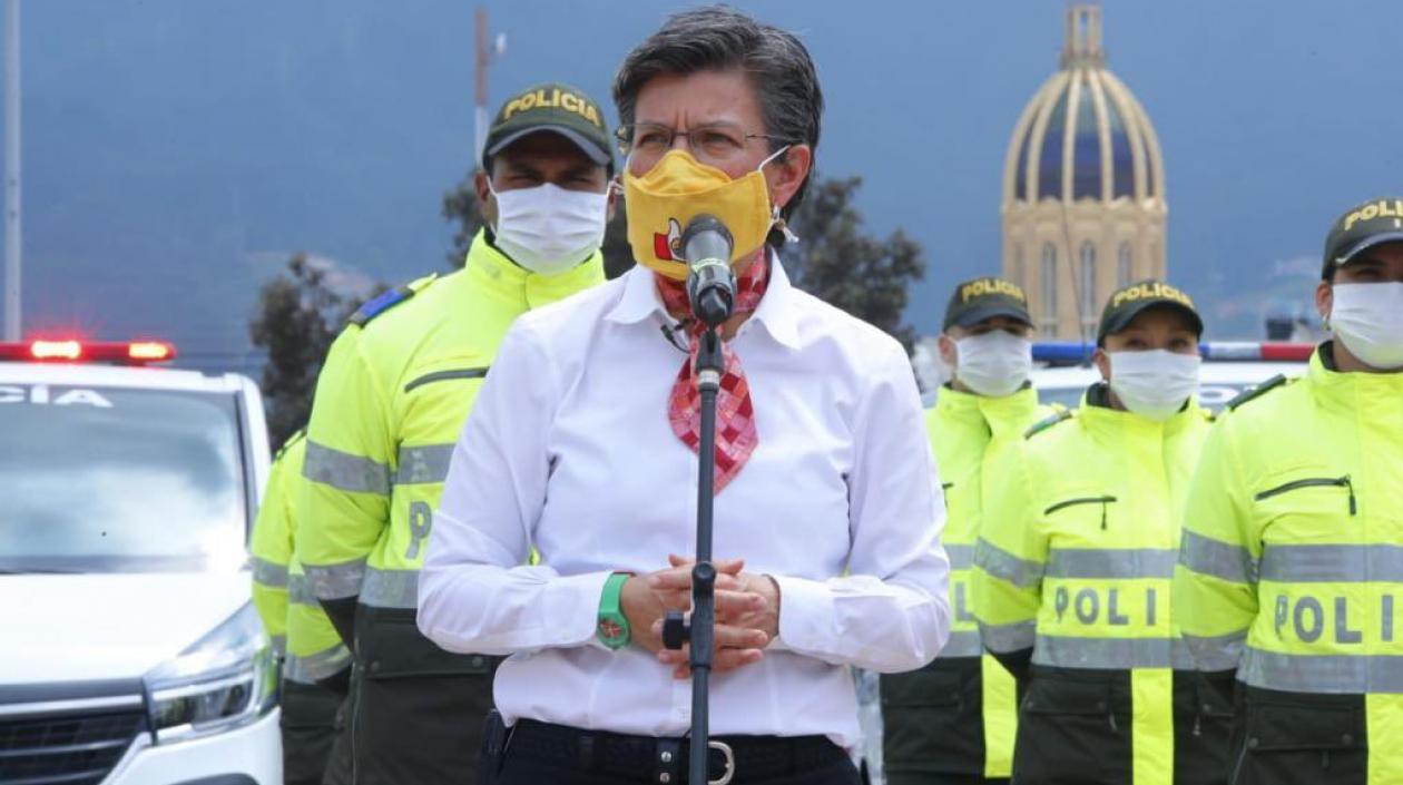 La alcaldesa de Bogotá, Claudia López.