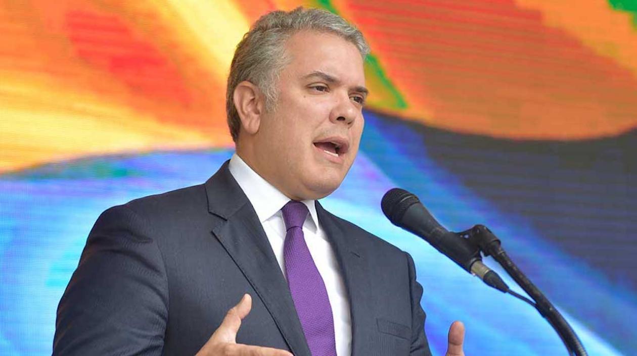 Iván Duque, presidente de Colombia.