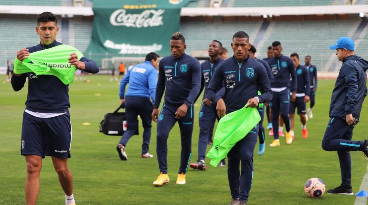 Jugadores de Ecuador. 