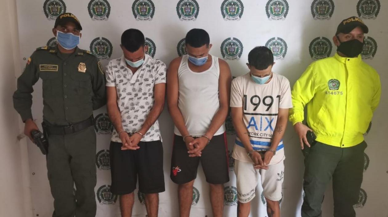 Wilfrido José Jiménez Cardona, Ricardo Antonio Amaya Penagos y Leonel José Padilla Erazo.