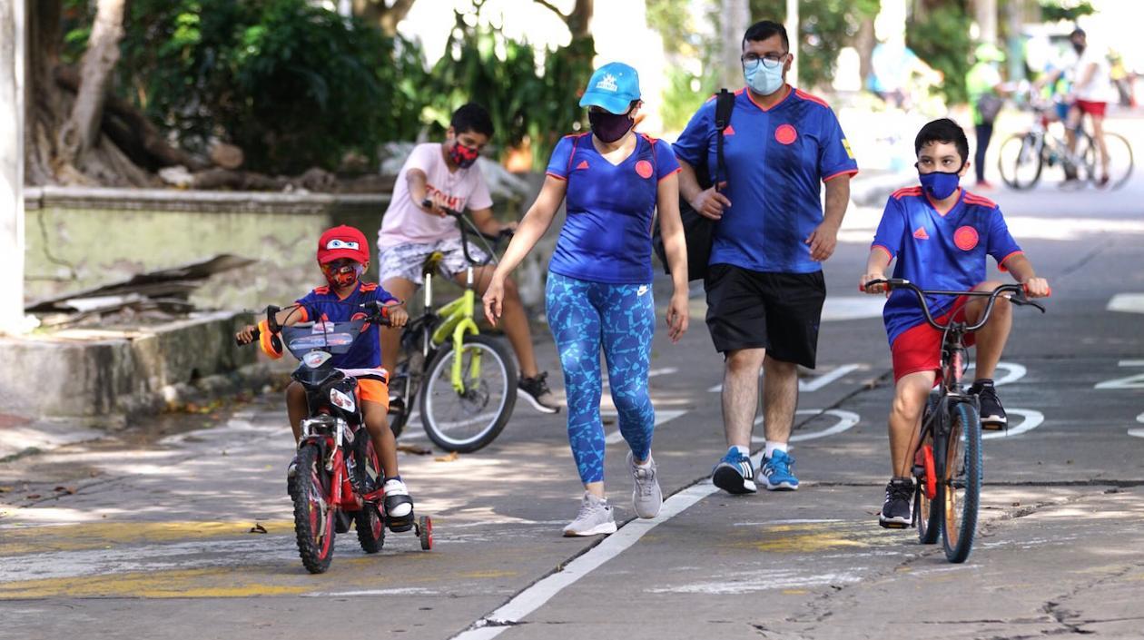 Las jornadas son propicias para la sana recreación de niños y adultos.
