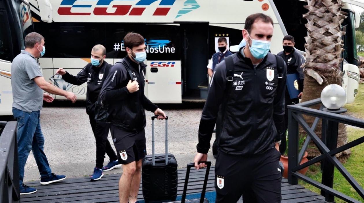 Diego Godín, capitán uruguayo. 