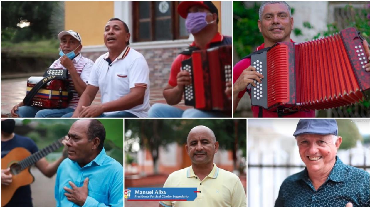 Imágenes de participantes en el Festival Vallenato Cóndor Legendario en Juan de Acosta.