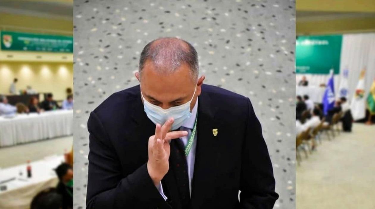 Fernando Costa, nuevo presidente de la Federación Boliviana de Fútbol. 