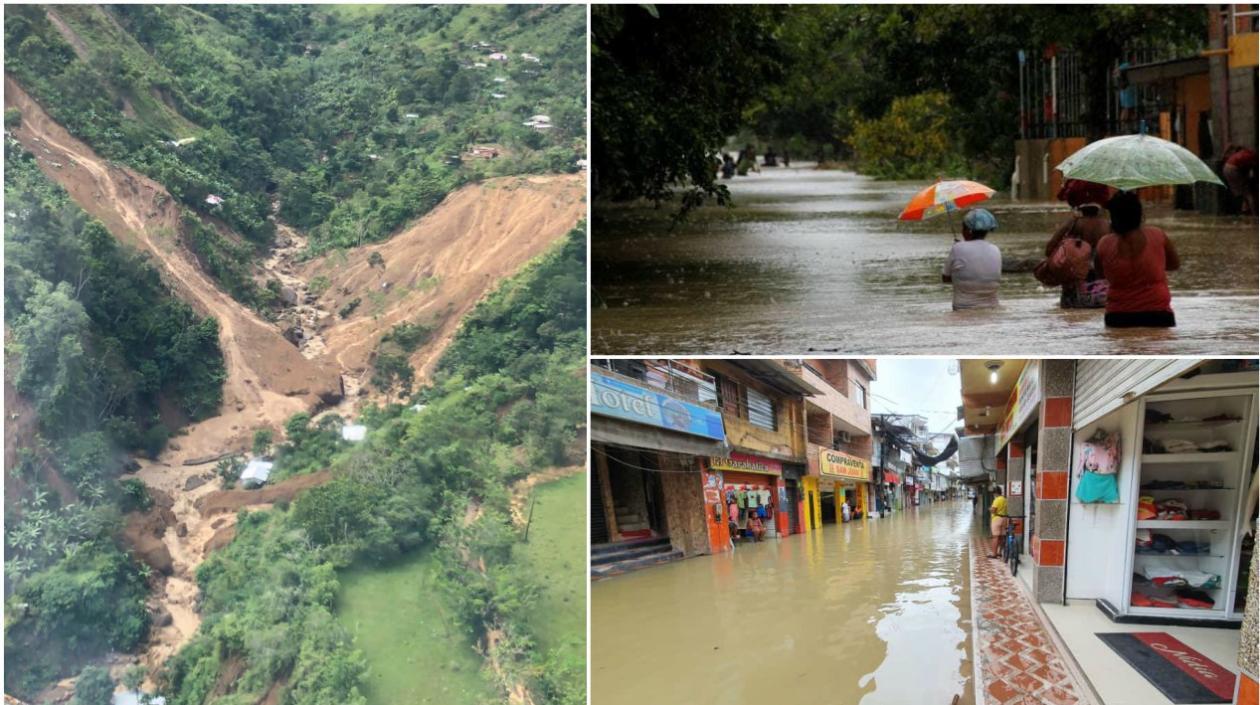 Fotos de Dabeiba, Cartagena y Chocó. Así están estas regiones por las lluvias.