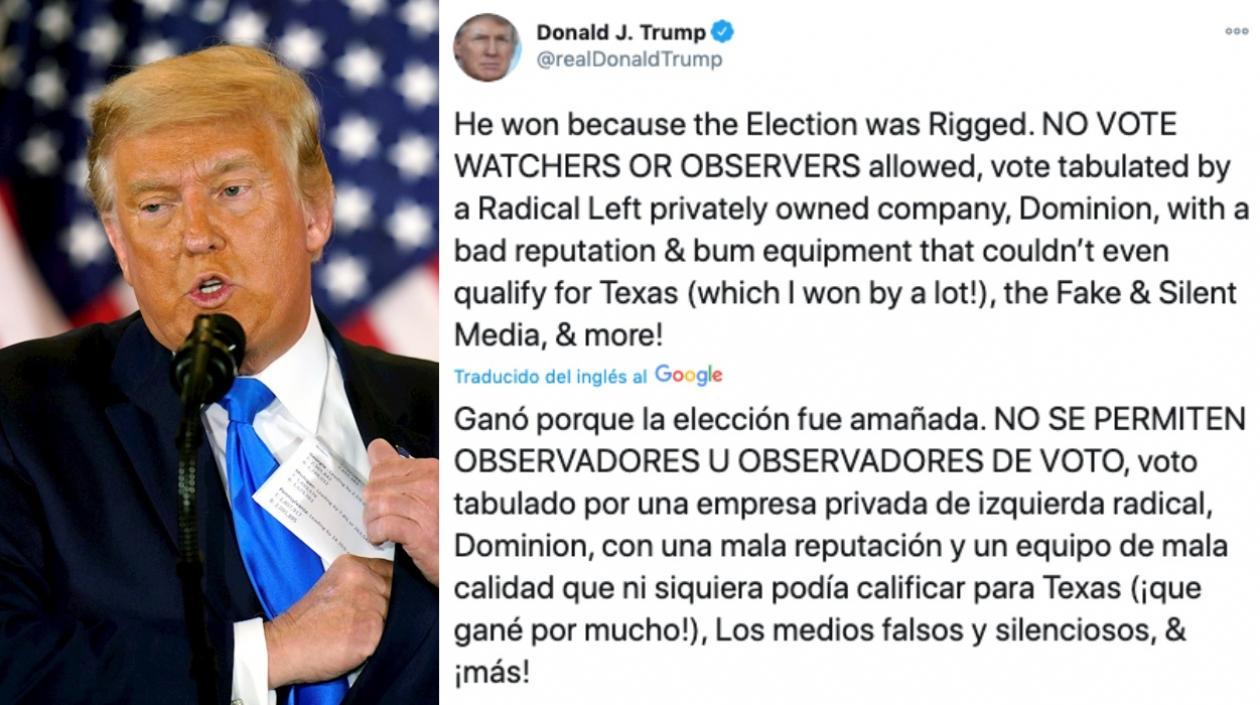 El presidente de Estados Unidos, Donald Trump.