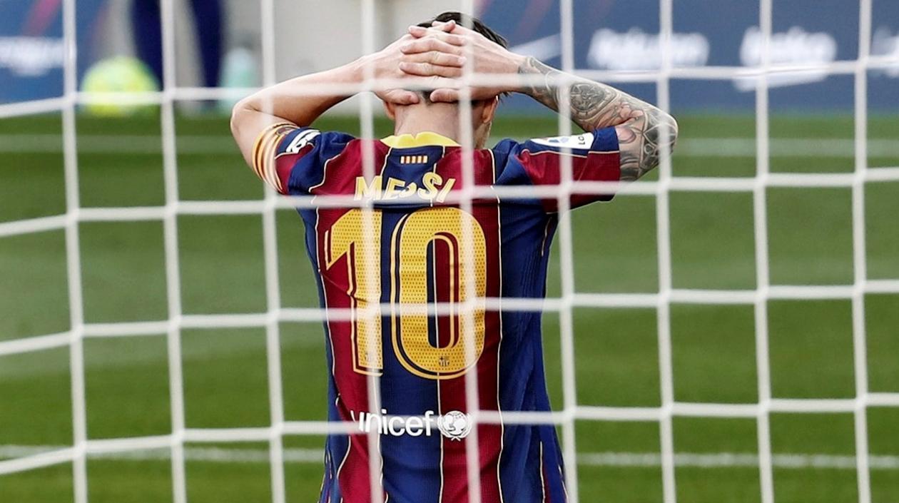 Lionel Messi, delantero argentino. 