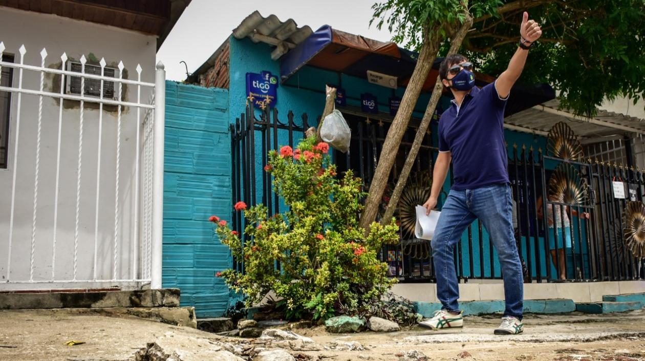 Jaime Pumarejo en 7 de Abril