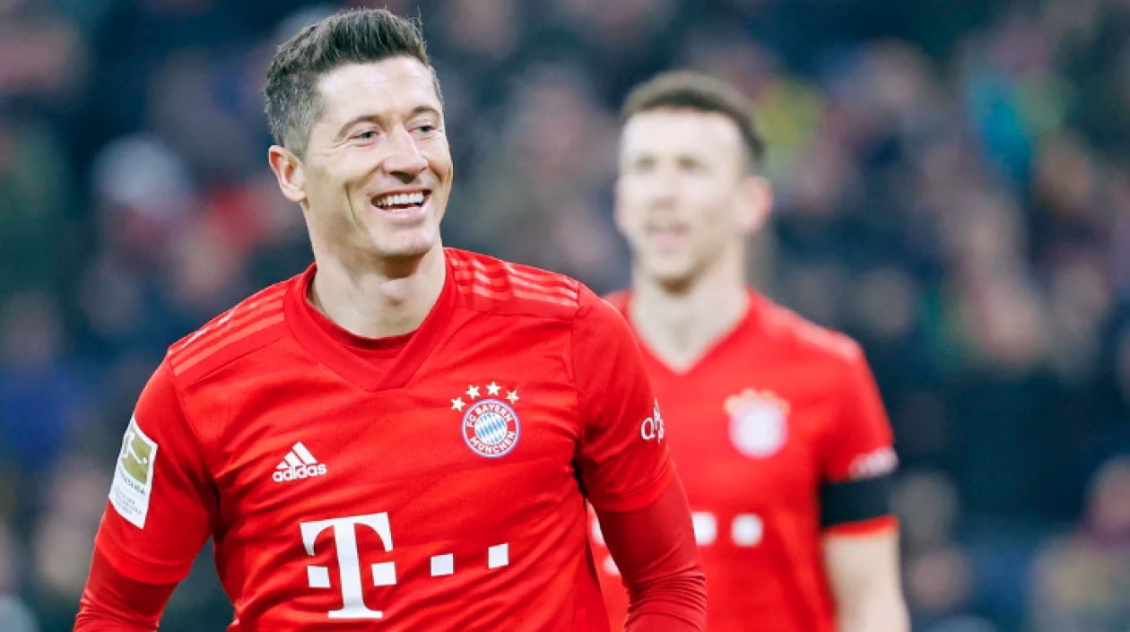 Robert Lewandowski, jugador del Bayern Múnich.
