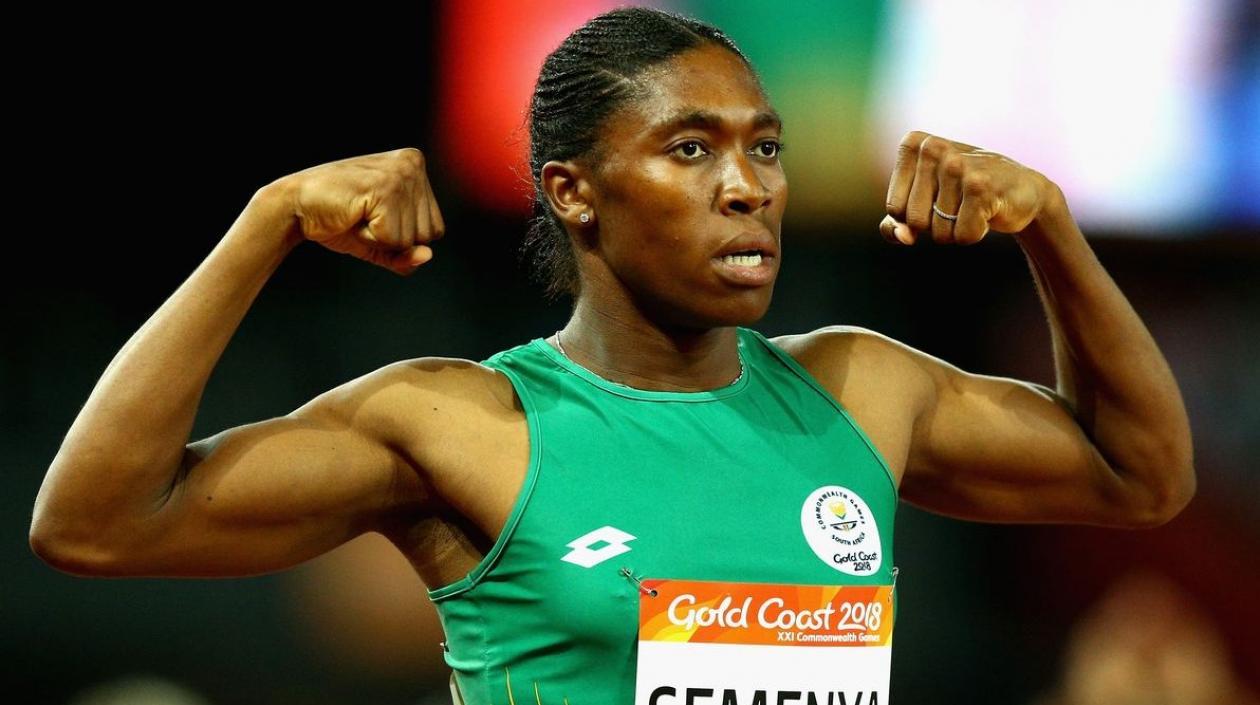 Caster Semenya, atleta sudafricana. 