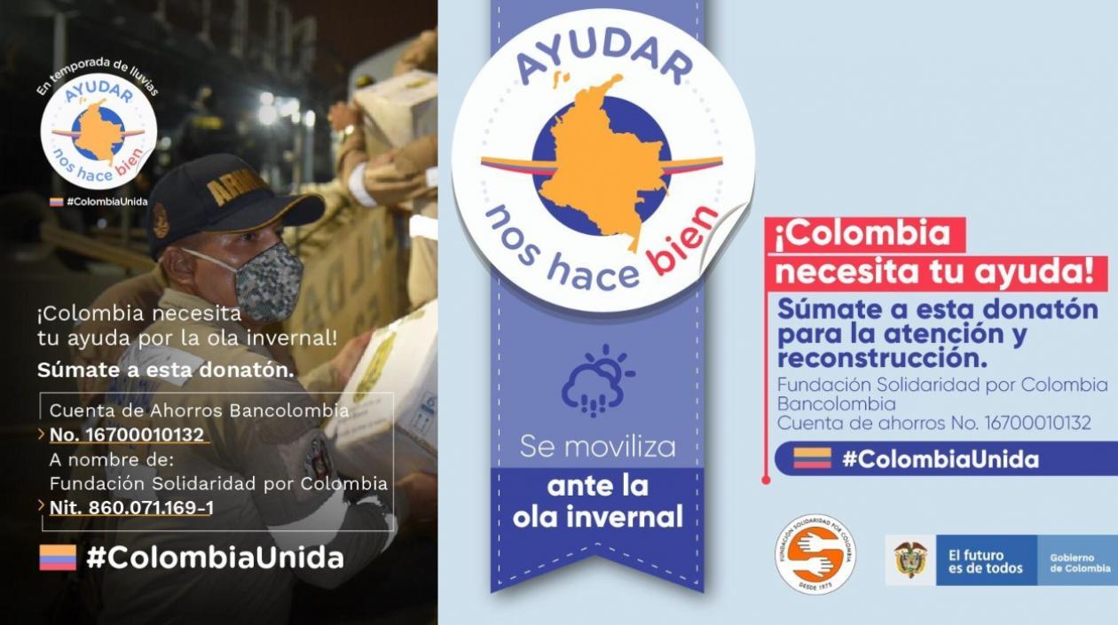 Imágenes de la campaña.