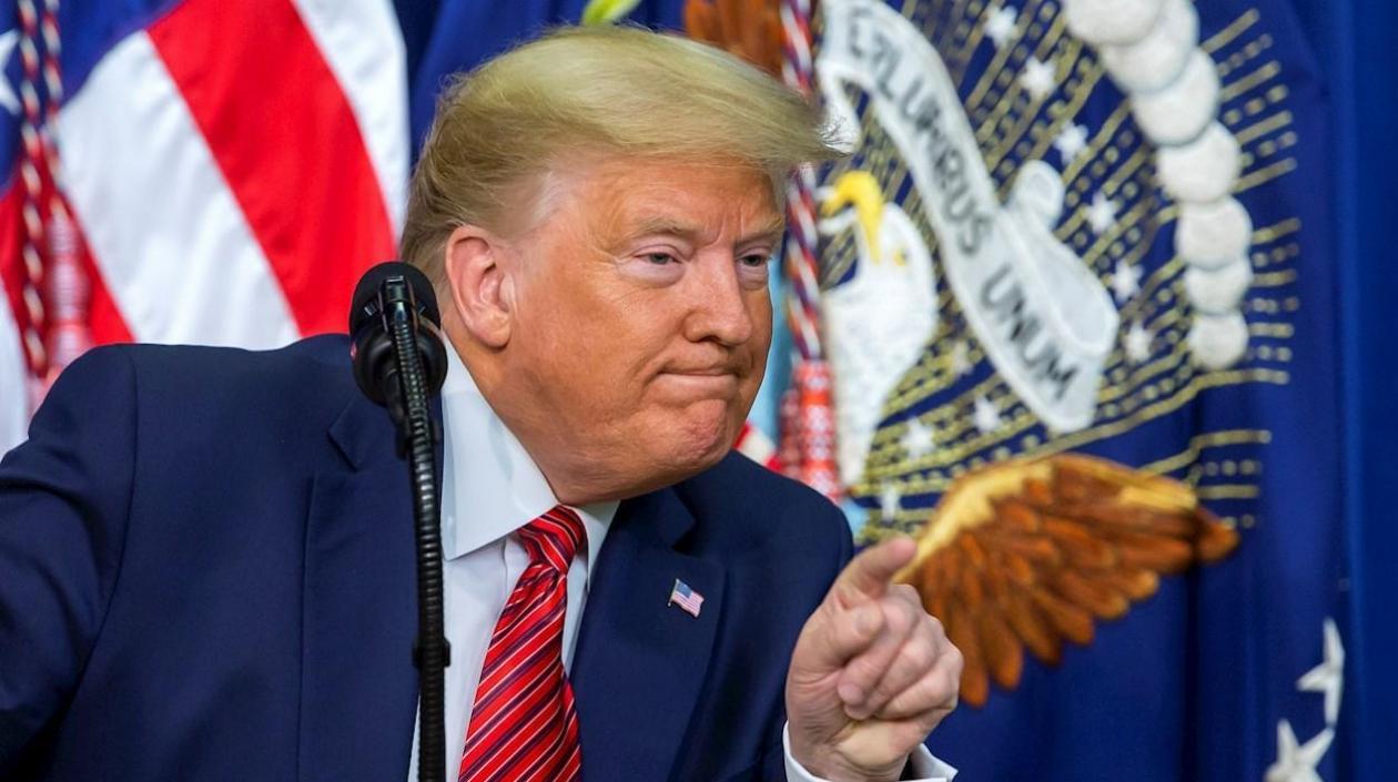  Donald Trump, presidente de los Estados Unidos.