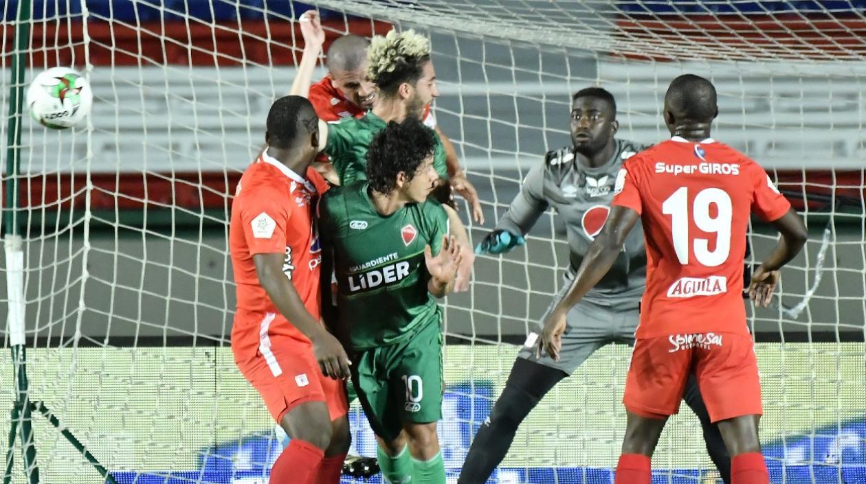 Acción del partido en cuestión. 