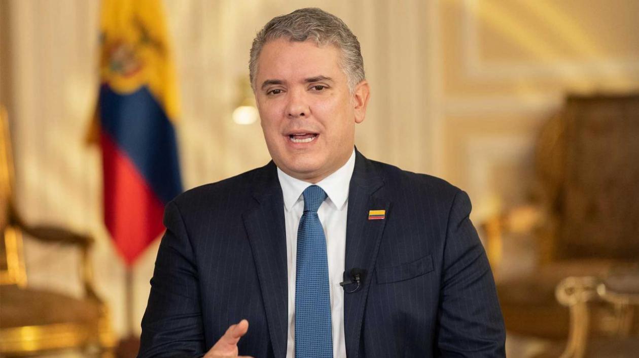 El Presidente de la República, Iván Duque.
