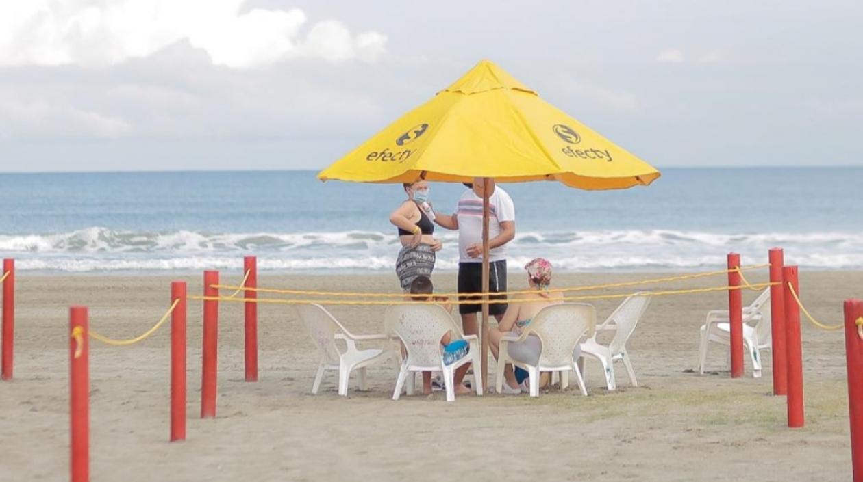 Para acceder a las playas hay que hacer reservas.