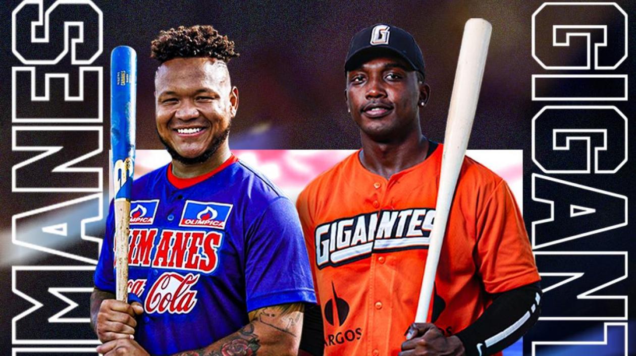 Harold Ramírez y Sneider Batista, jugadores protagonistas de Caimanes y Gigantes. 