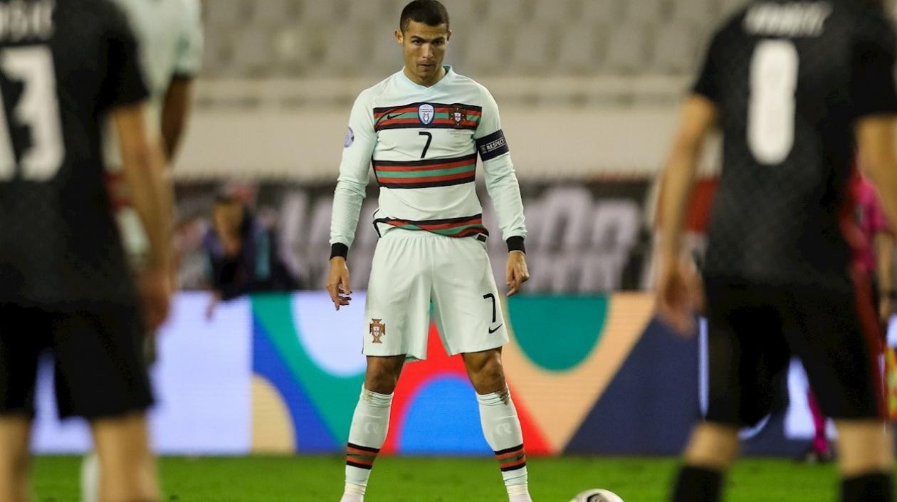Cristiano Ronaldo, delantero portugués. 