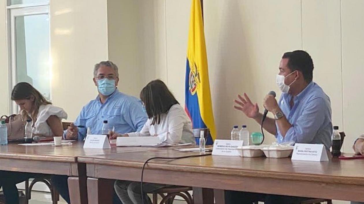 Puesto de mando unificado en La Guajira.